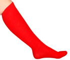 Red Knee High Socks - Made In Usa